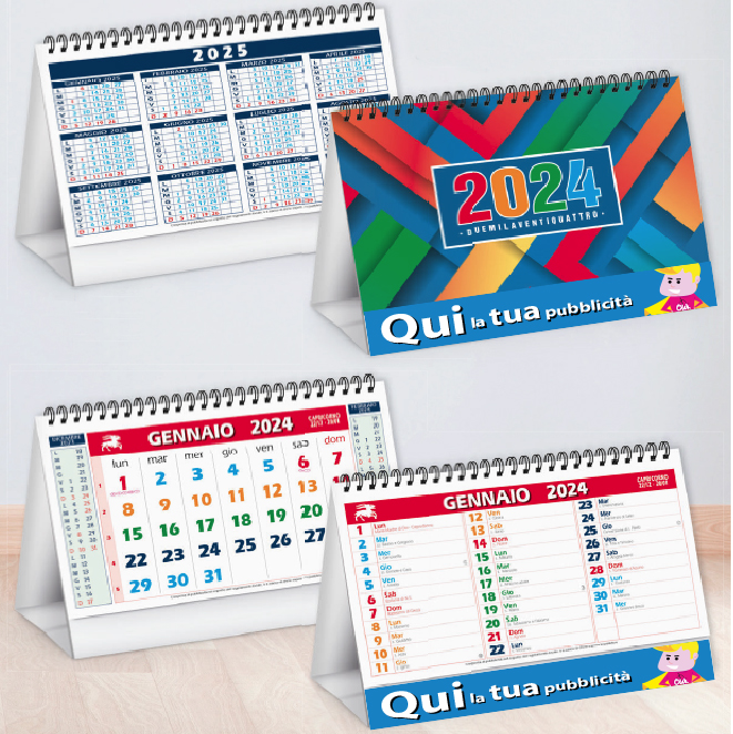 Stampa Calendari da tavolo personalizzati